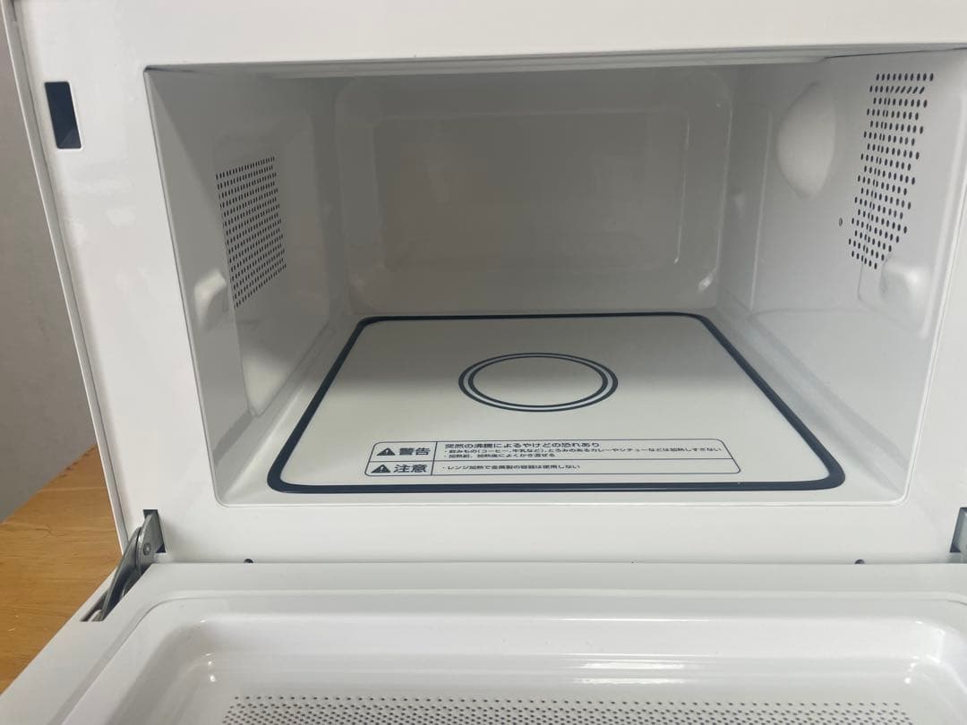 美品　送料込み　無印良品 電子レンジ フラット MJ-SER18A 中古