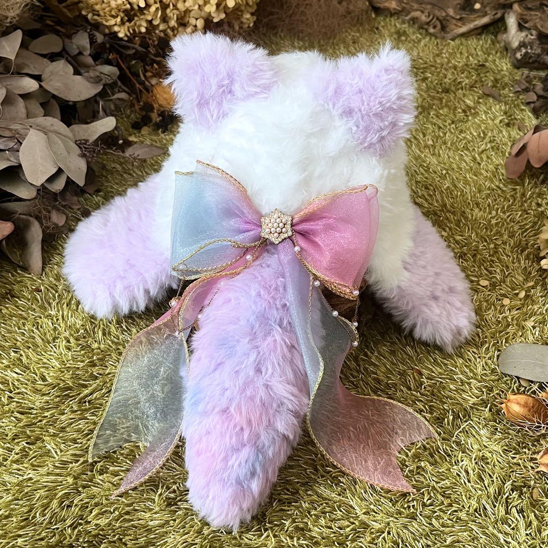 【柘榴】　あみぐるみ　オーダーメイド　ぬいぐるみ　アートドール　ねこ　兎
