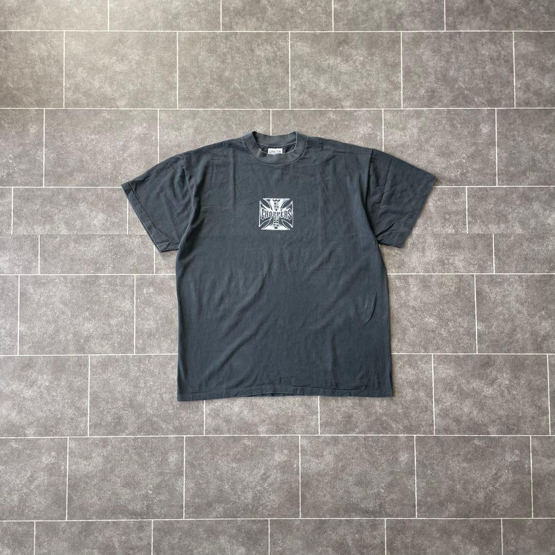 ウエストコーストチョッパーズ S/S フェード Tシャツ ブラック XL