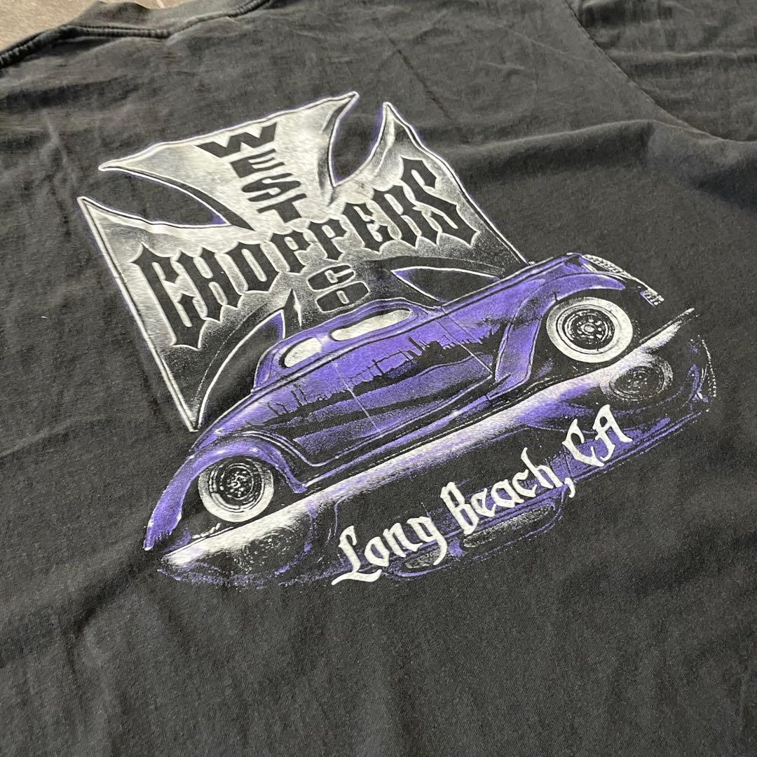ウエストコーストチョッパーズ S/S フェード Tシャツ ブラック XL