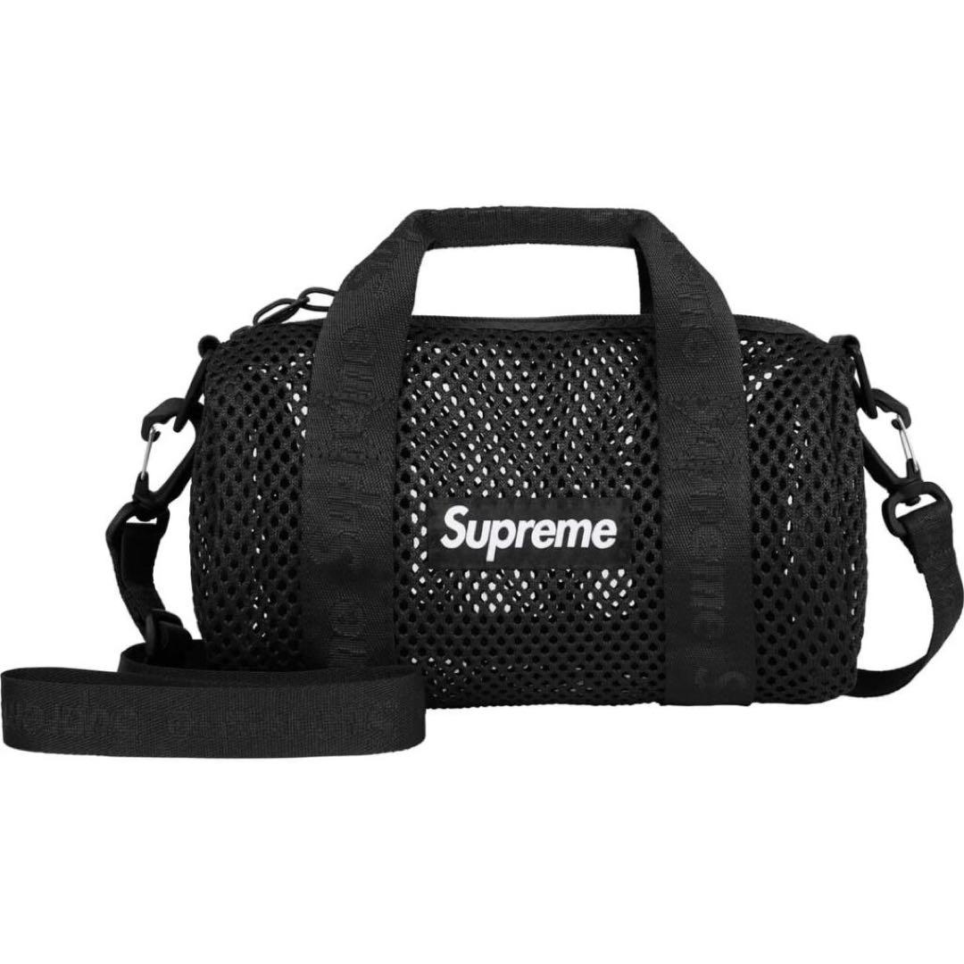バッグ Supreme Mesh Mini Duffle Bag \"Black\"