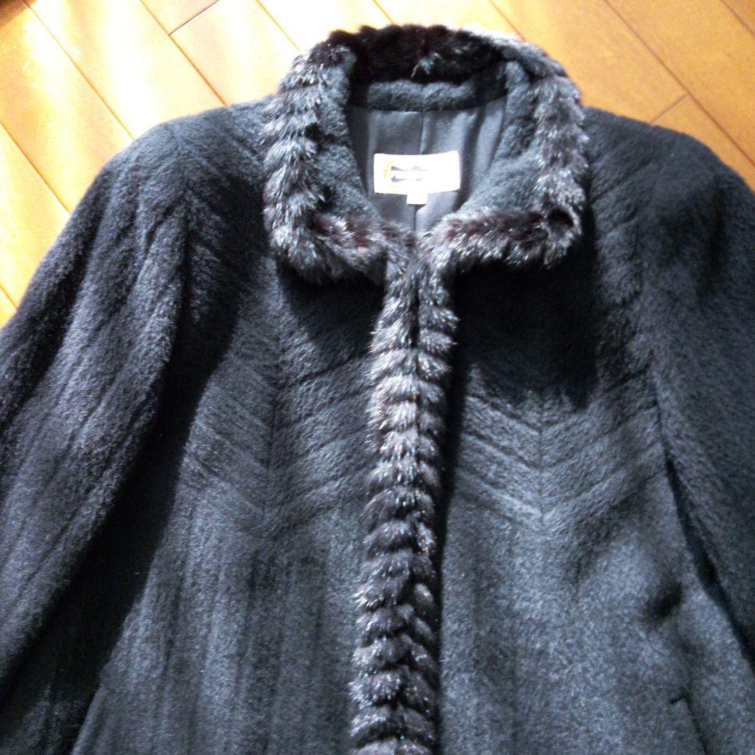 《美品》REGENCE アルパカ入りロングコート　ミンファー/38　日本製