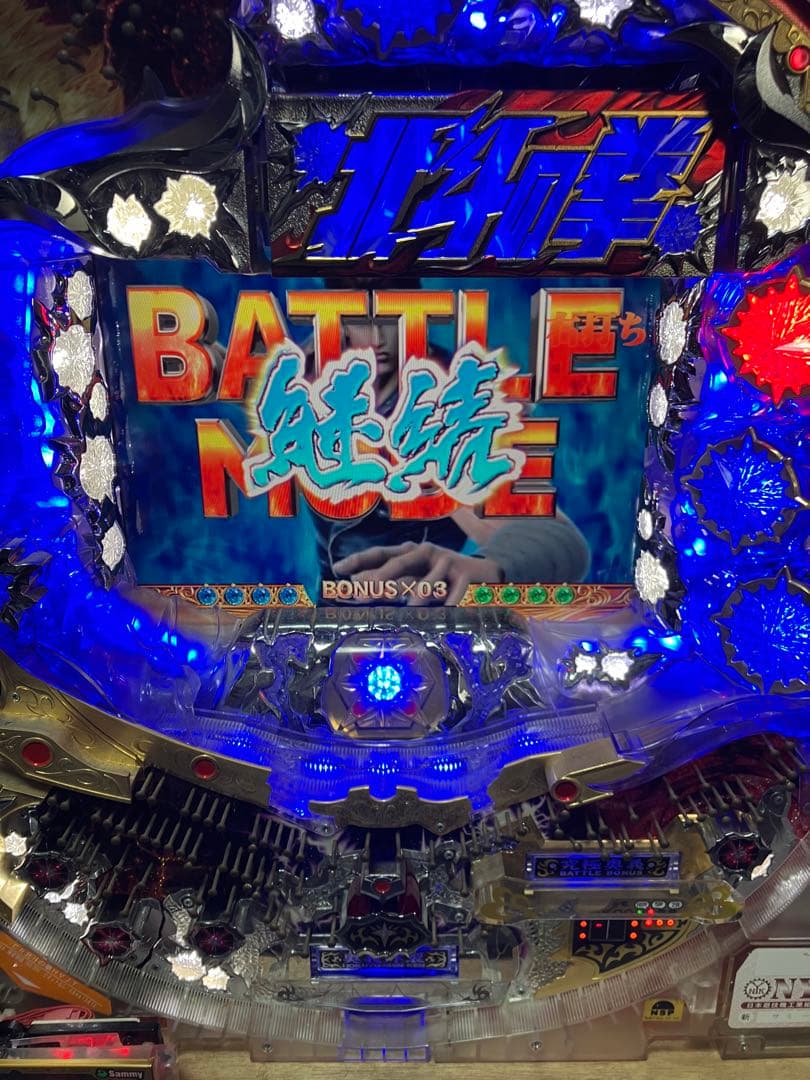 ジャンク　卓上ぱちんこ　実機　CR北斗の拳　ラオウ　オートコントローラー付き