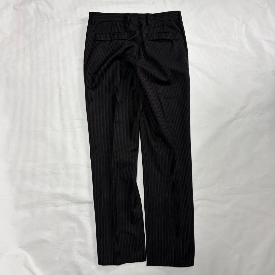 Dior HOMME 05AW チューブジャケット セットアップ ストライプ 黒