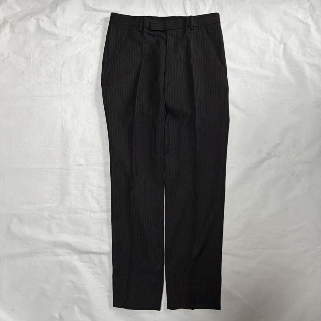 Dior HOMME 05AW チューブジャケット セットアップ ストライプ 黒