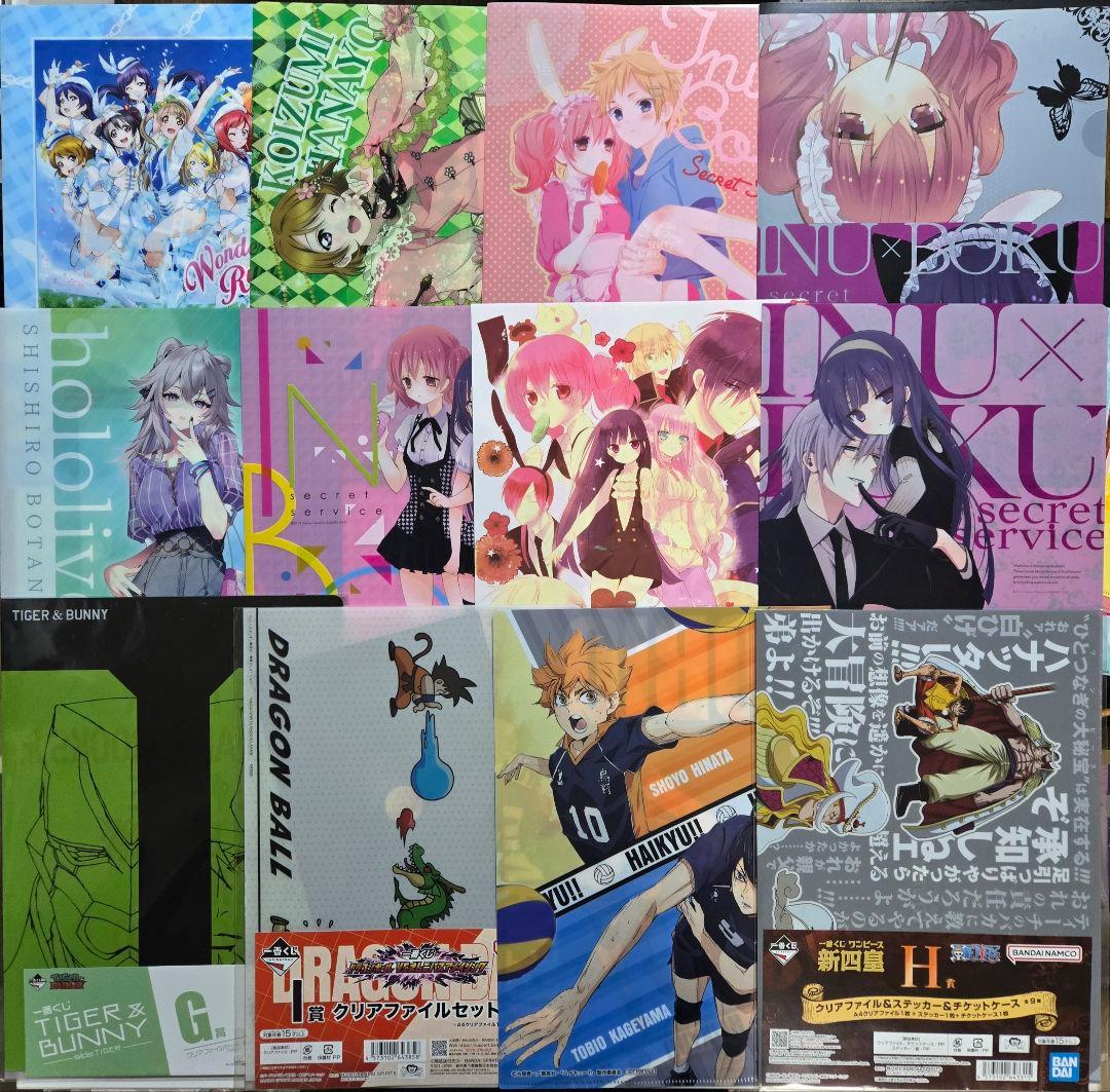 アニメグッズ キャラクターグッズ クリアファイル まとめ売り 200枚以上