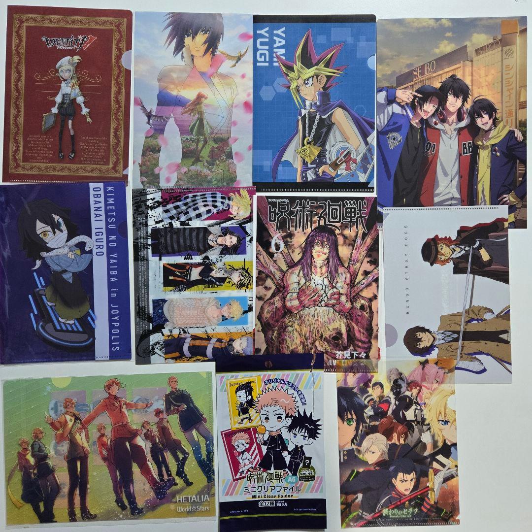 アニメグッズ キャラクターグッズ クリアファイル まとめ売り 200枚以上