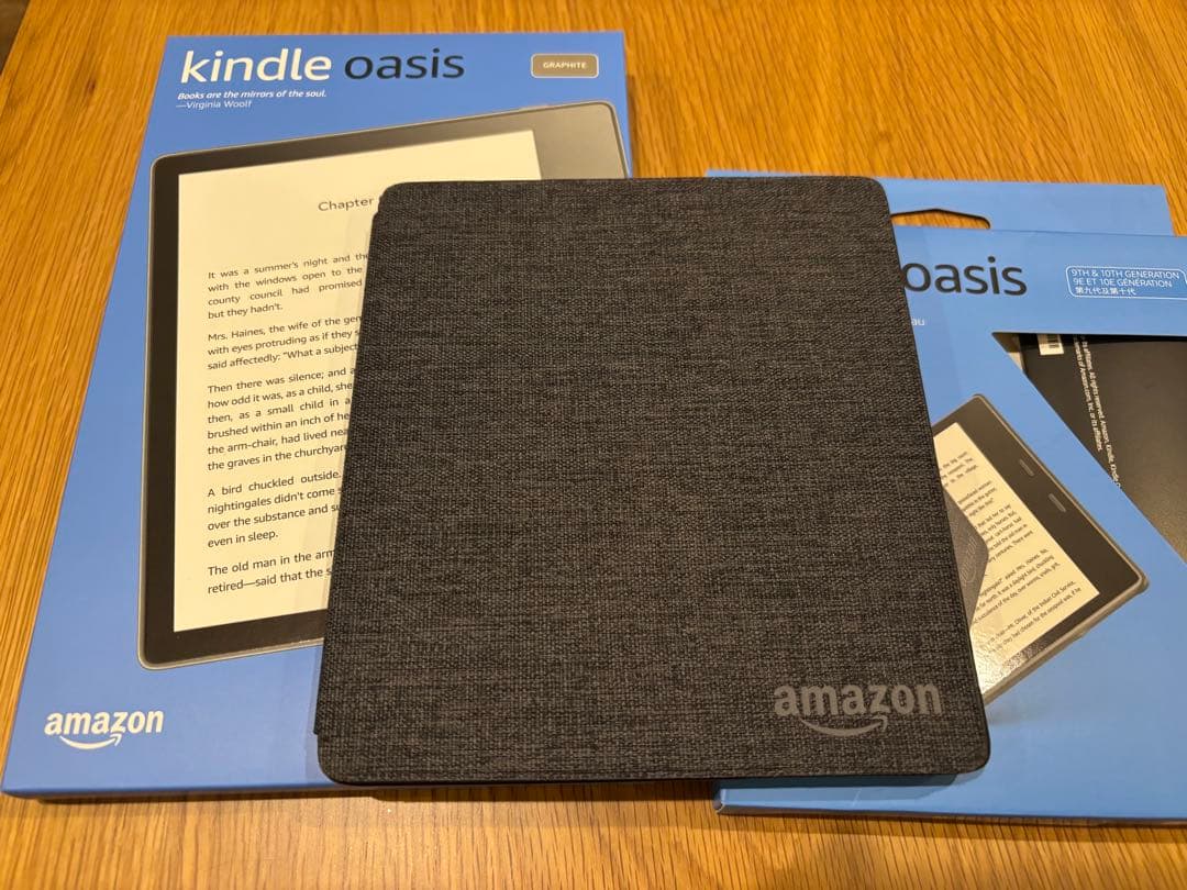 Kindle Oasis 純正ケース付き 第10世代wifi 8GB 広告なし