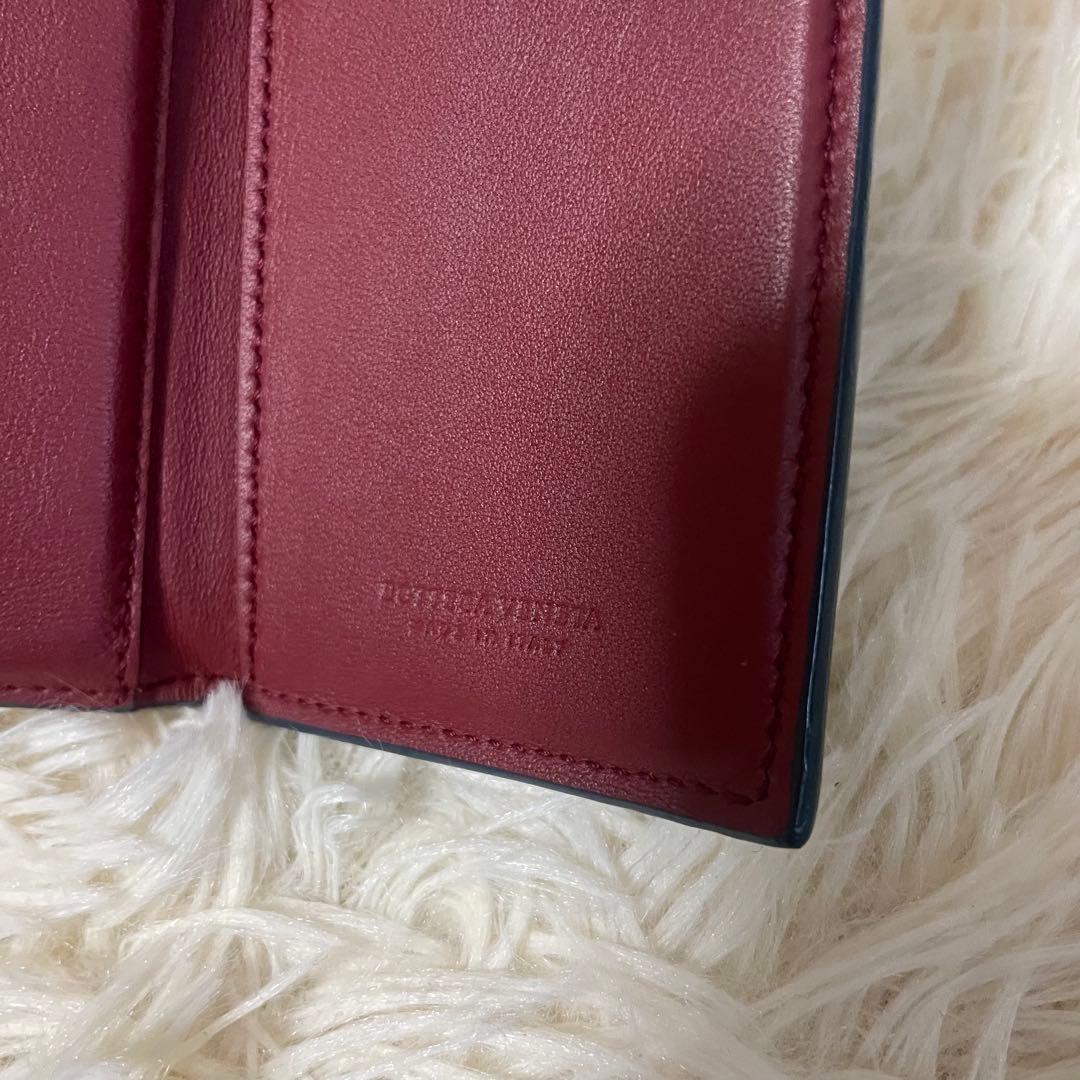 ボッテガヴェネタ 三つ折り財布 イントレチャート バイカラー wallet