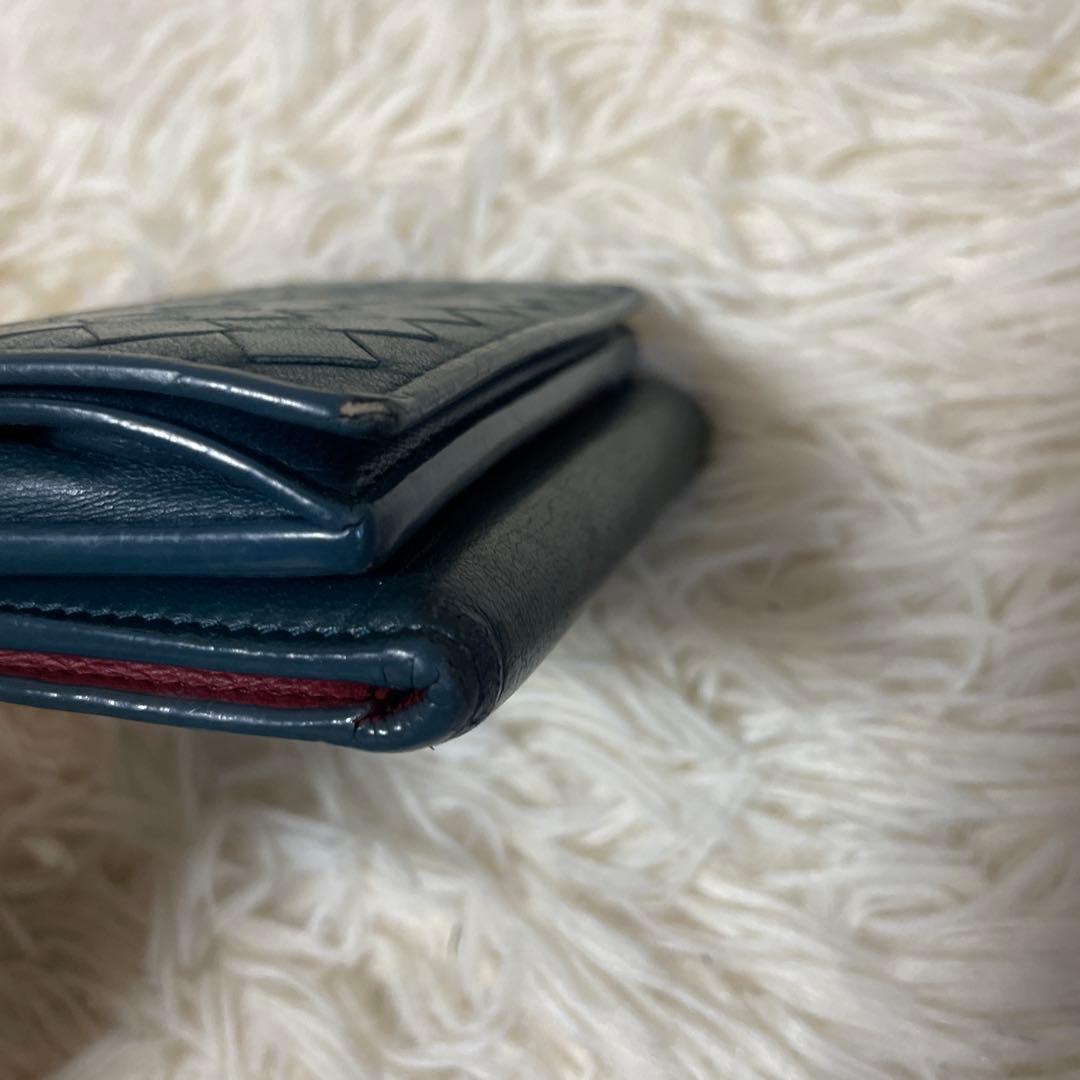 ボッテガヴェネタ 三つ折り財布 イントレチャート バイカラー wallet