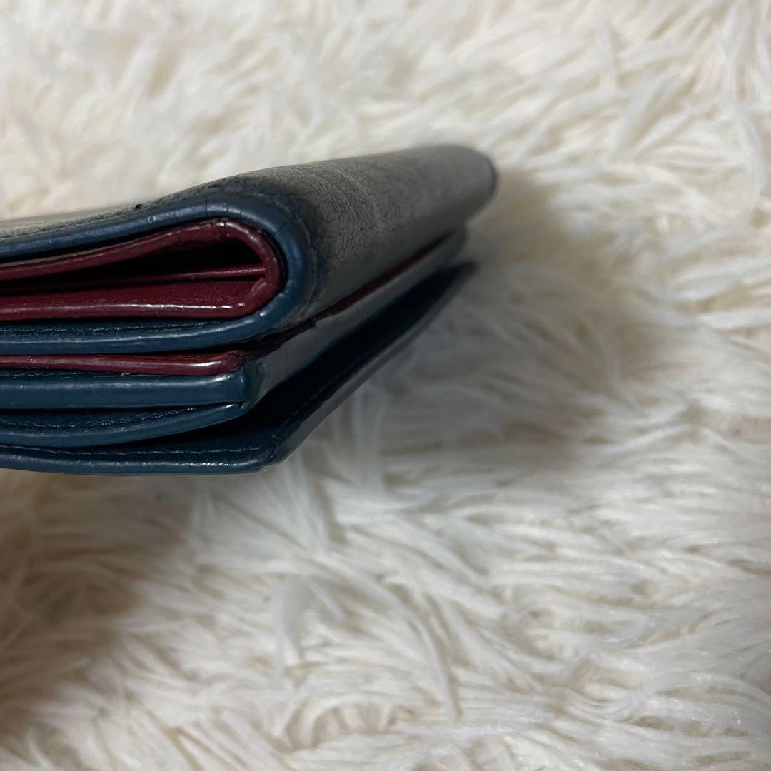 ボッテガヴェネタ 三つ折り財布 イントレチャート バイカラー wallet