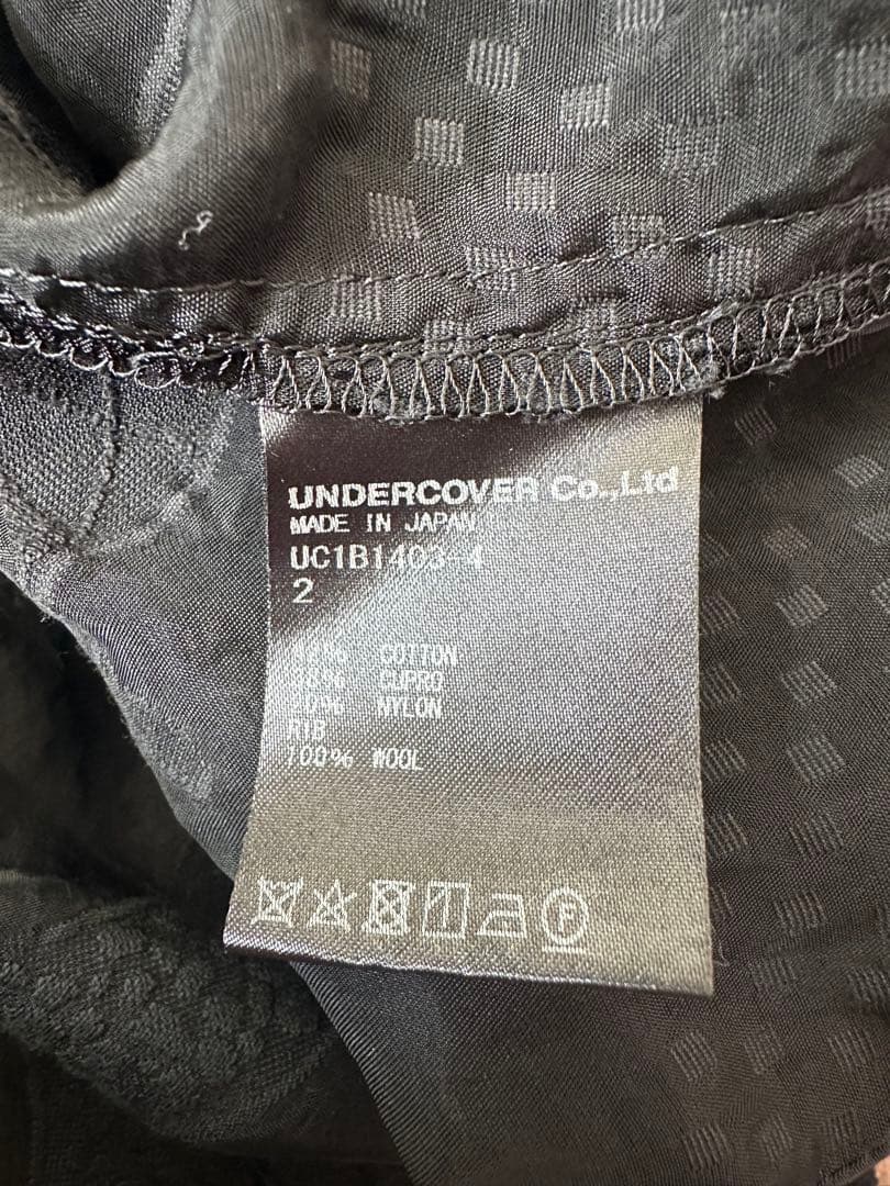 アンダーカバーUNDERCOVER 林檎ブラックカーディガン