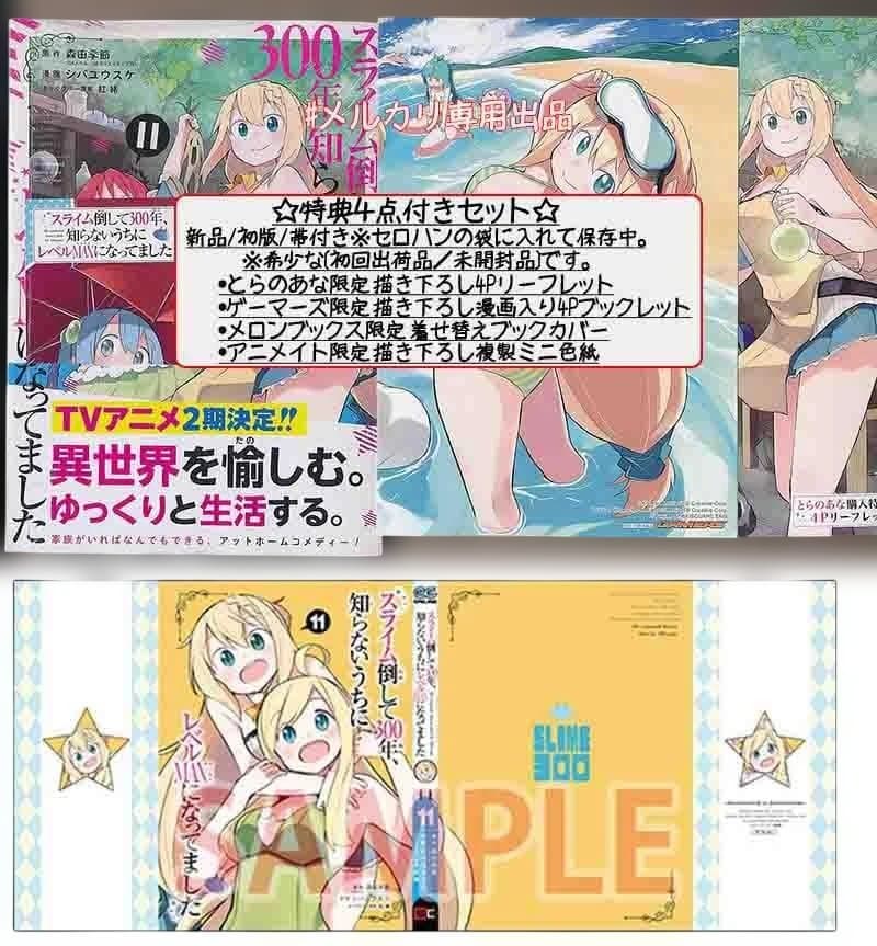 スライム倒して300年、知らないうちにレベルMAXになってました1-17+4冊