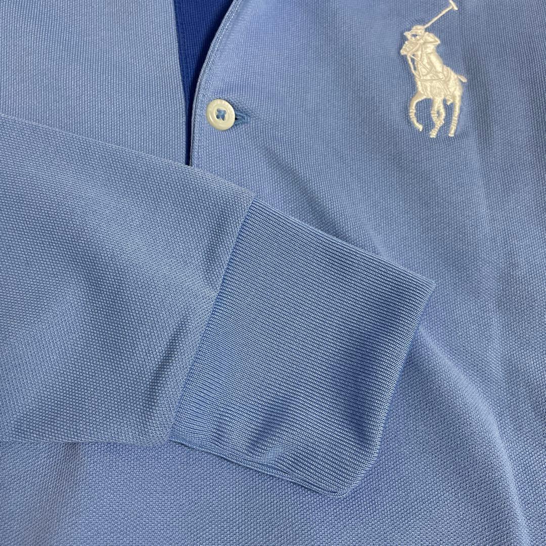 Polo Golf ライトブルー 長袖ポロシャツ