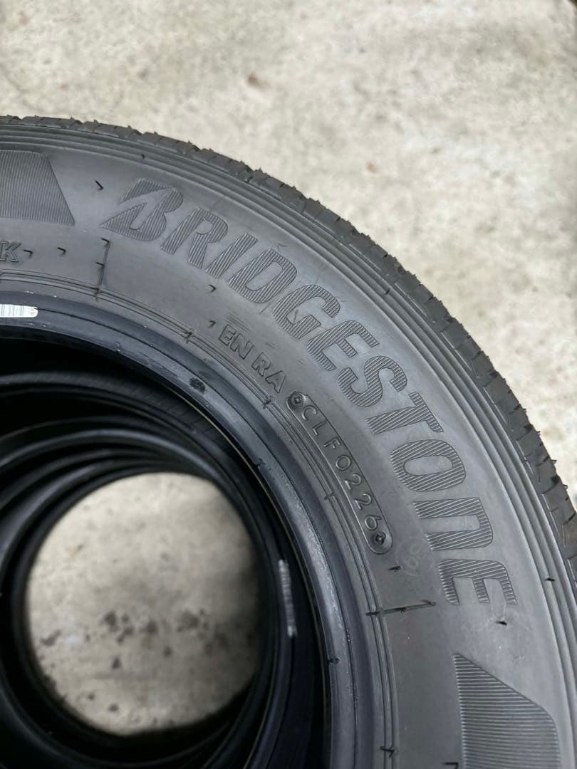 145/80R12 80/78N 6PR ブリヂストンK370 4本　新車外し