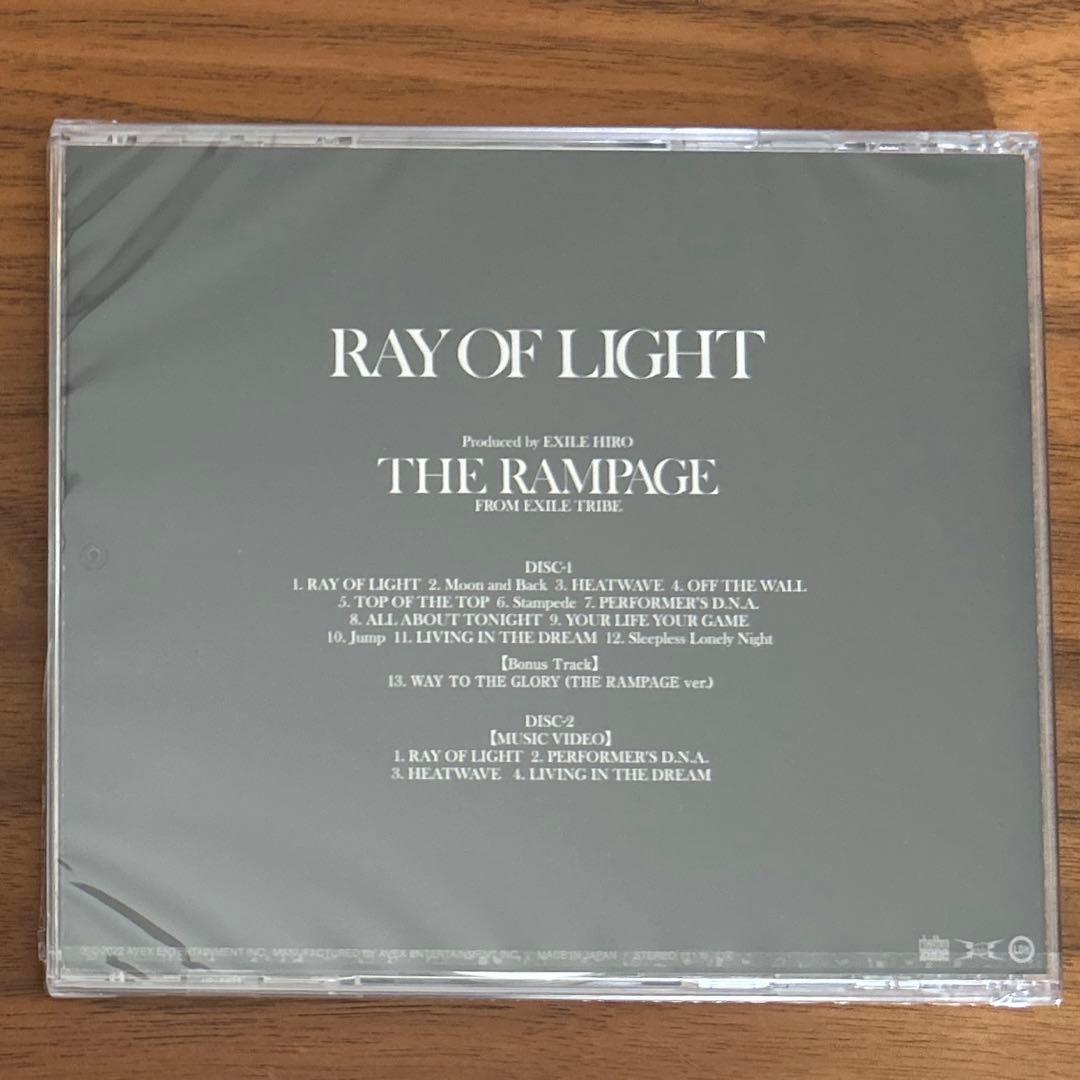 THE RAMPAGE RAY OF LIGHT（3CD+2DVD）フォトブック