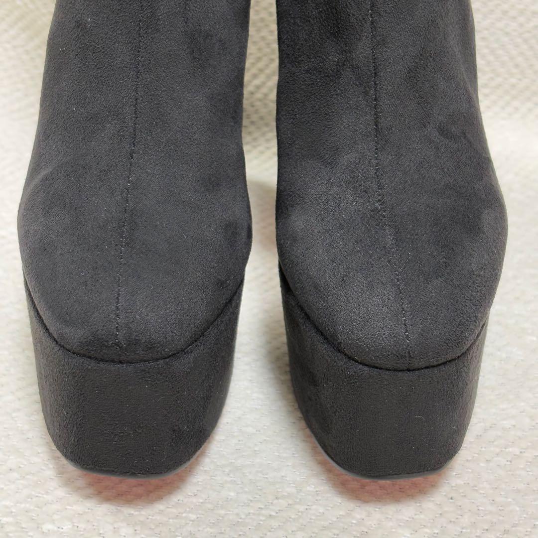 未使用 michell Macaron ミシェルマカロン バックルショートブーツ
