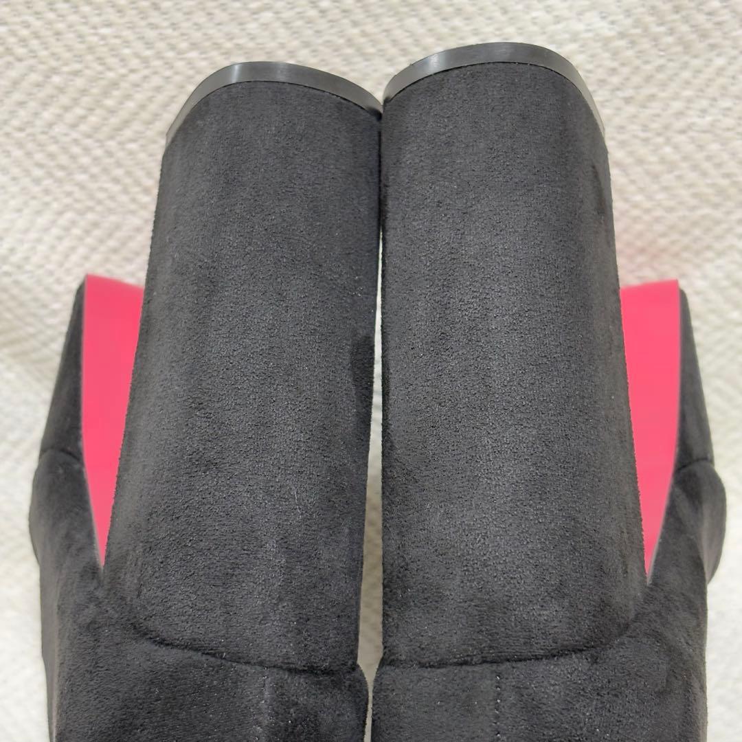 未使用 michell Macaron ミシェルマカロン バックルショートブーツ