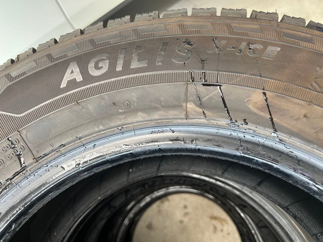 ①2019年製 スタッドレス 195/80R15 ミシュラン 4本セット 冬