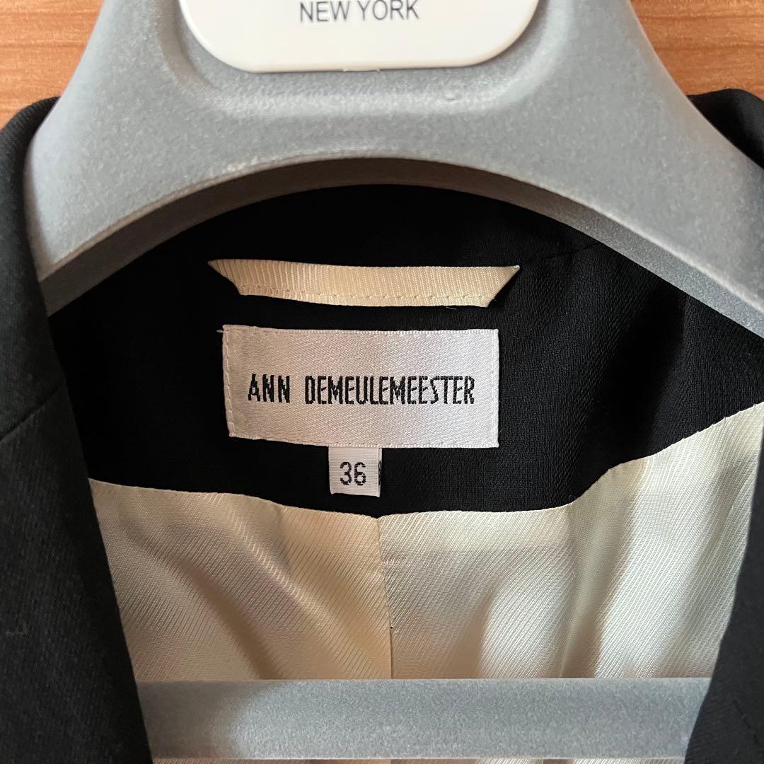 【美品】ANN DEMEULEMEESTER ジャケット ブラック S