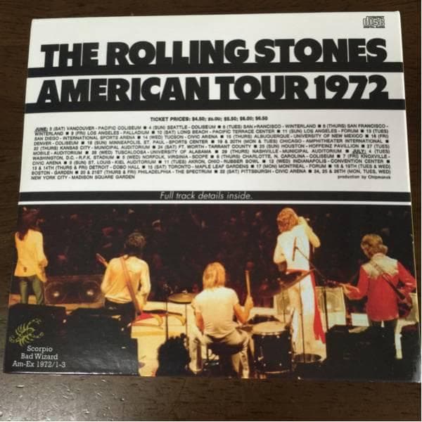 3CD！ROLLING STONES/AMERICAN EXILE/1972年
