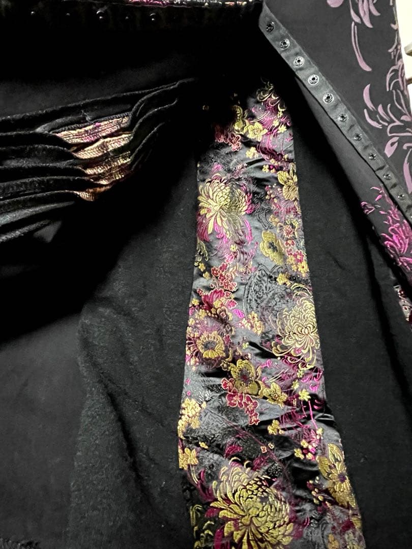 【超希少】Ozz On 和チャイナ　花刺繍　ロングスカート　M