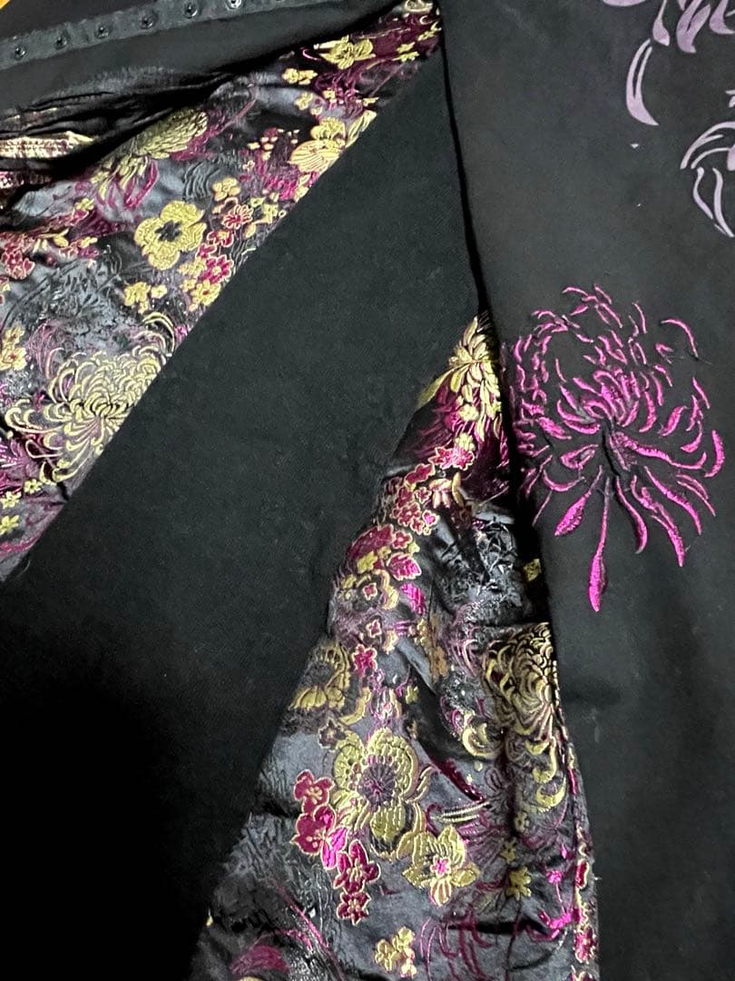 【超希少】Ozz On 和チャイナ　花刺繍　ロングスカート　M