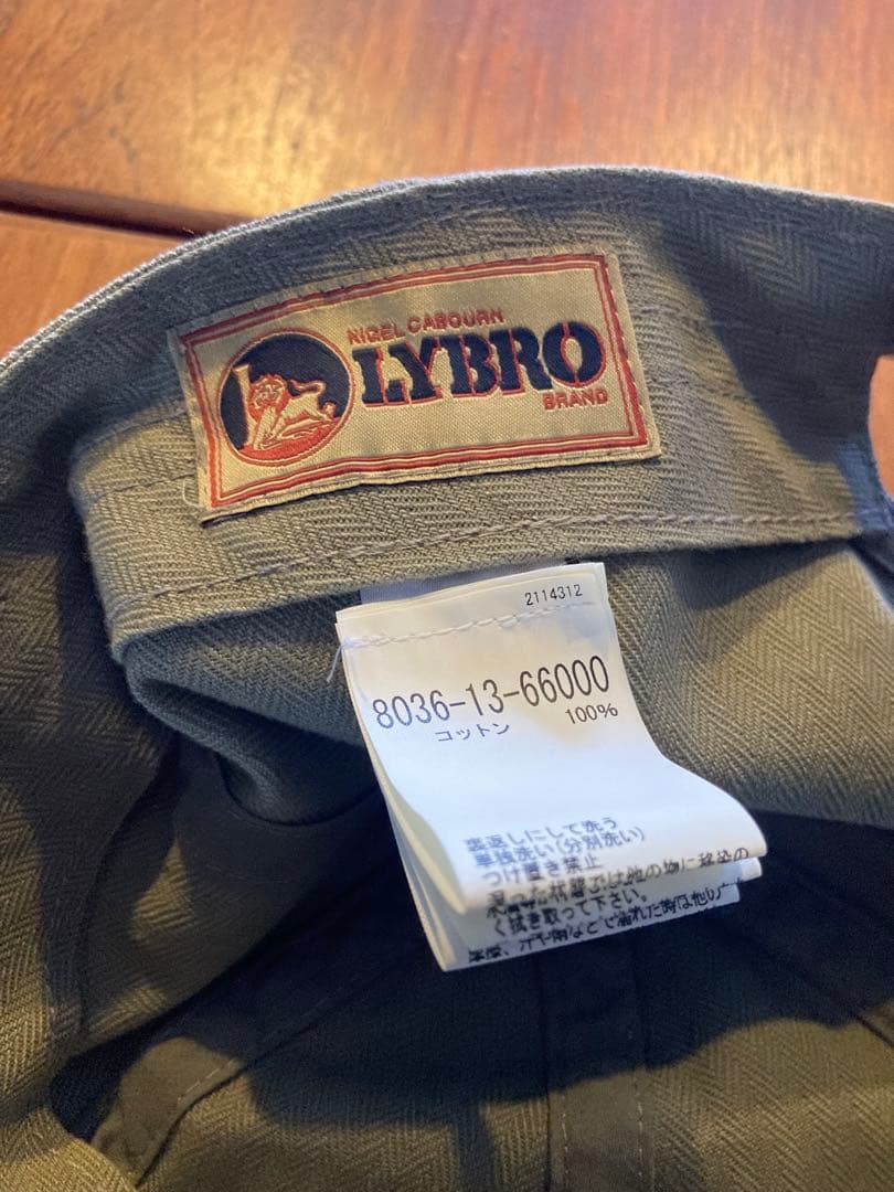 ナイジェルケーボン Nigel Cabourn ヘリンボーン メカニックキャップ
