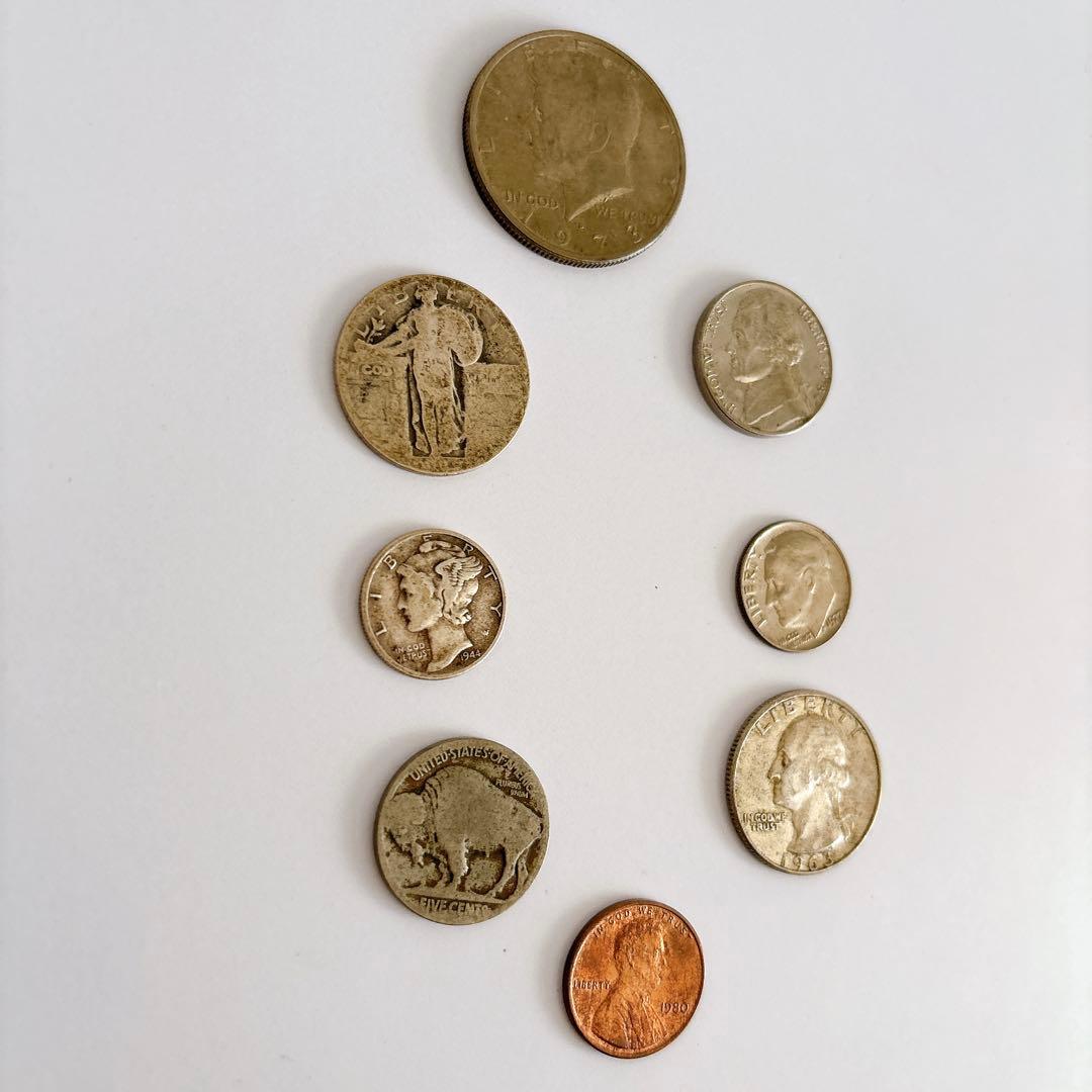 ケネディーハーフダラー 新旧硬貨セット