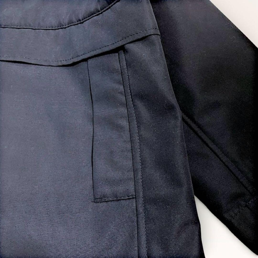 【美品】Spick & Span⭐️ボンディングフーデッドコート 撥水加工 黒