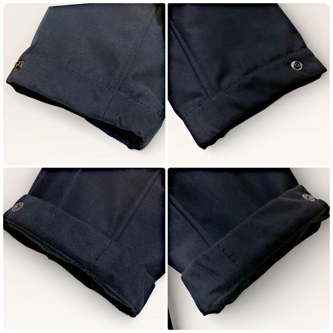 【美品】Spick & Span⭐️ボンディングフーデッドコート 撥水加工 黒