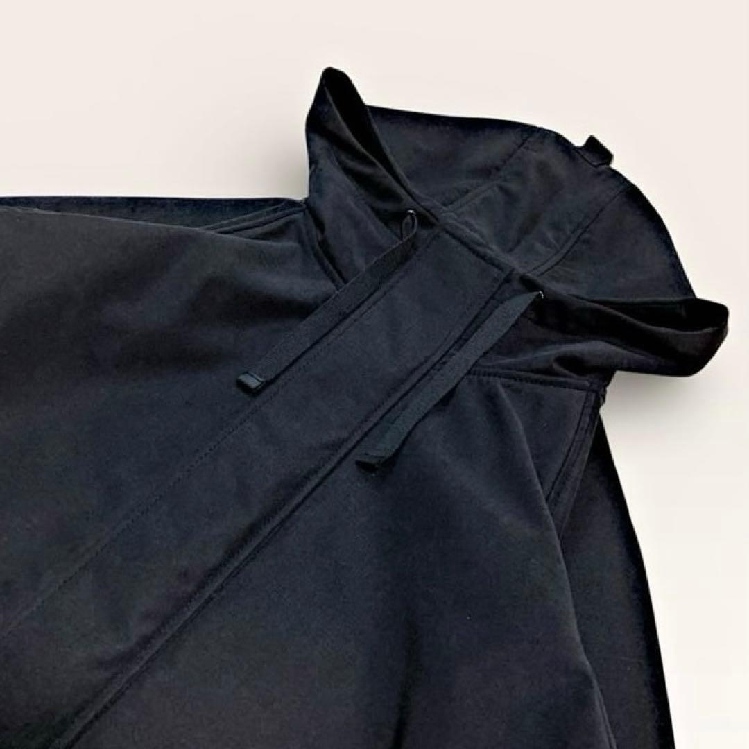 【美品】Spick & Span⭐️ボンディングフーデッドコート 撥水加工 黒