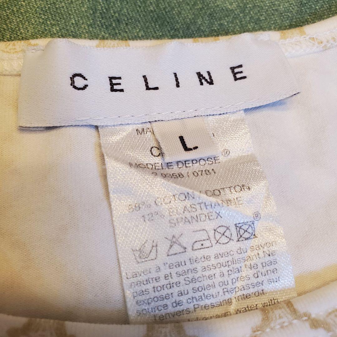 セリーヌ CELINE イタリア製 マカダム柄 Tシャツ 半袖カットソー