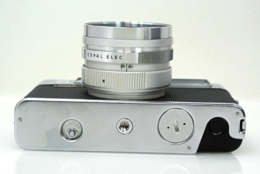 美品ヤシカ エレクトロ35 フィルムカメラ 第1世代革ケース付き完動品
