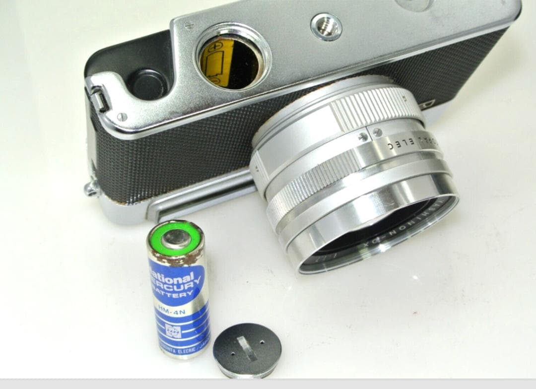 美品ヤシカ エレクトロ35 フィルムカメラ 第1世代革ケース付き完動品