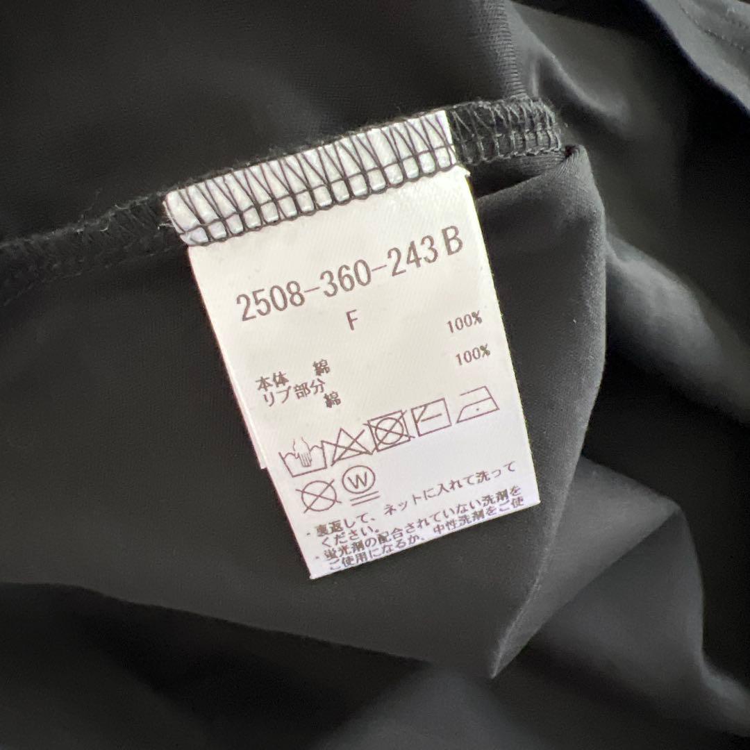 ダブルスタンダードクロージング エッセンシャル ショートTシャツ　ブラック
