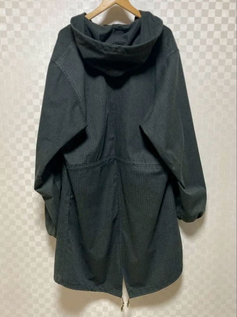 comoda 米軍 シェルパーカー ナイトデザートカモ 黒染め