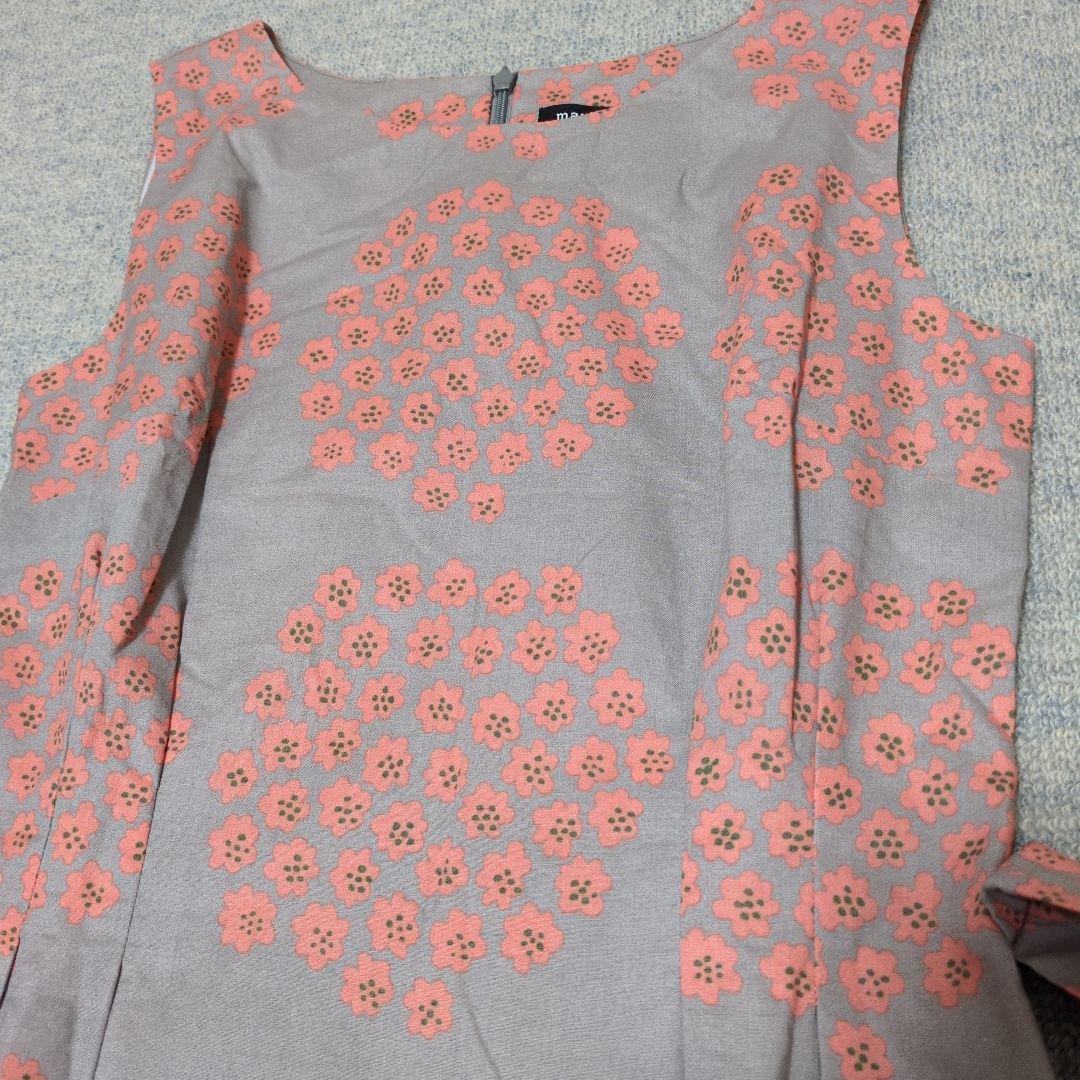 marimekko マリメッコ プケッティ 花柄 ワンピース ノースリーブ 34