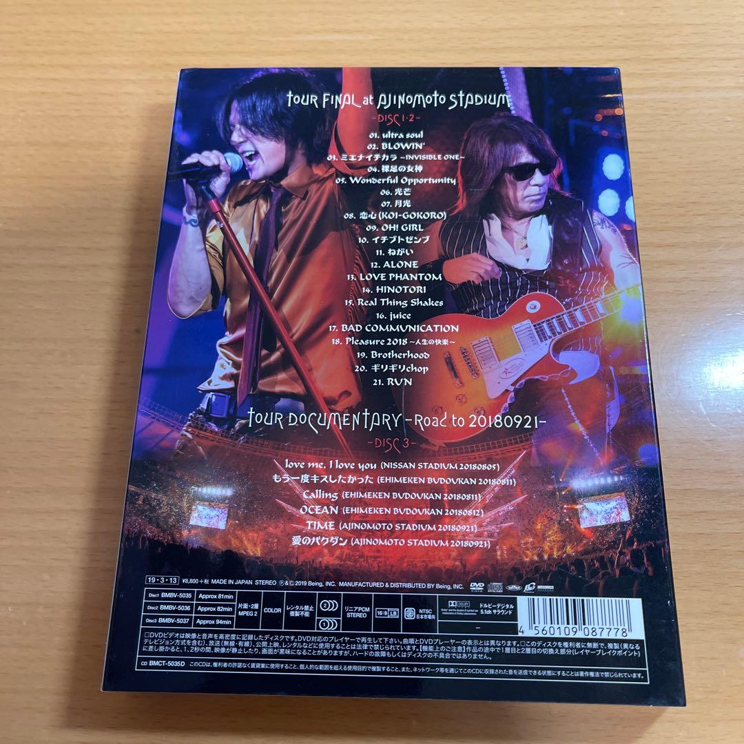 DVD B'z LIVE-GYM Pleasure 2018-HINOTORI…