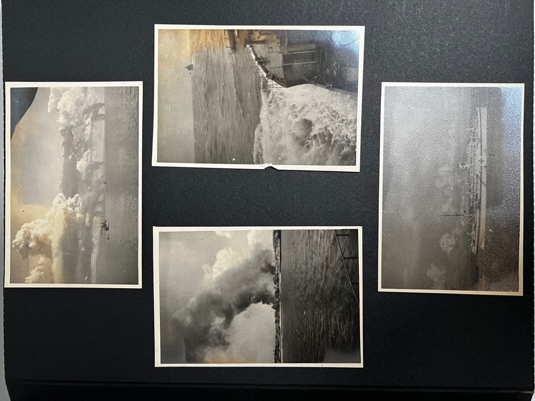 戦前【海軍古写真帖】生写真約100枚、中国広東、黄浦、厦門