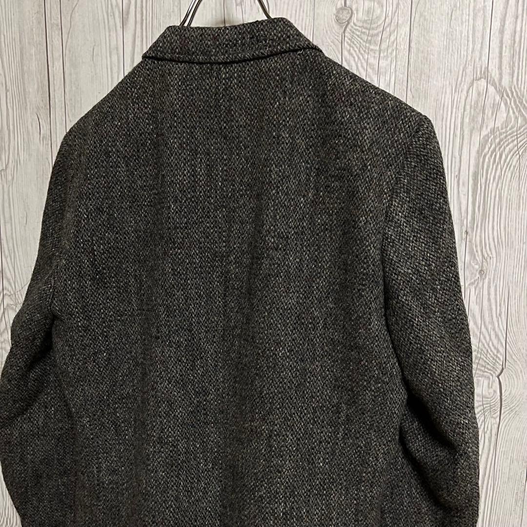 Harris Tweed ハリスツイード テーラードジャケット L英国ブレザー