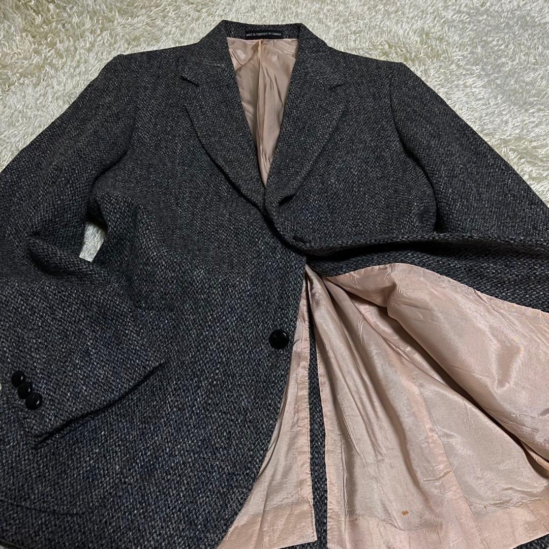 Harris Tweed ハリスツイード テーラードジャケット L英国ブレザー