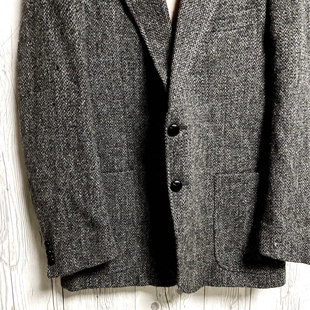 Harris Tweed ハリスツイード テーラードジャケット L英国ブレザー