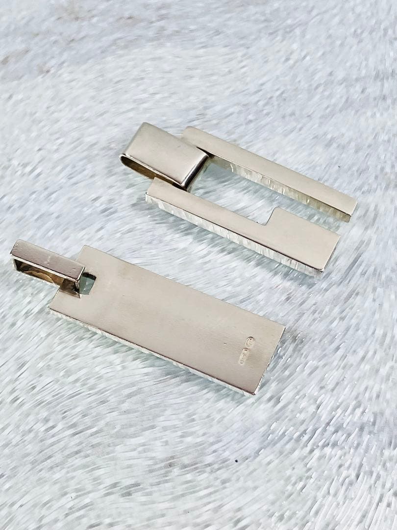 【超美品】GUCCI ネックレス トップ925＋社外チェーン 男女兼用