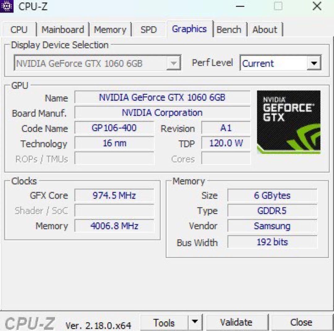グラフィックボード・グラボ・ビデオカード PALIT GEFORCE GTX 1060 6GB