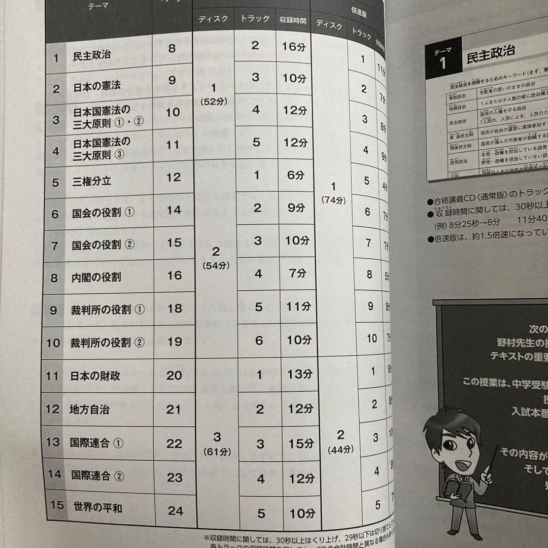 コンプリートマスター　スタディアップ　公民　野村恵祐