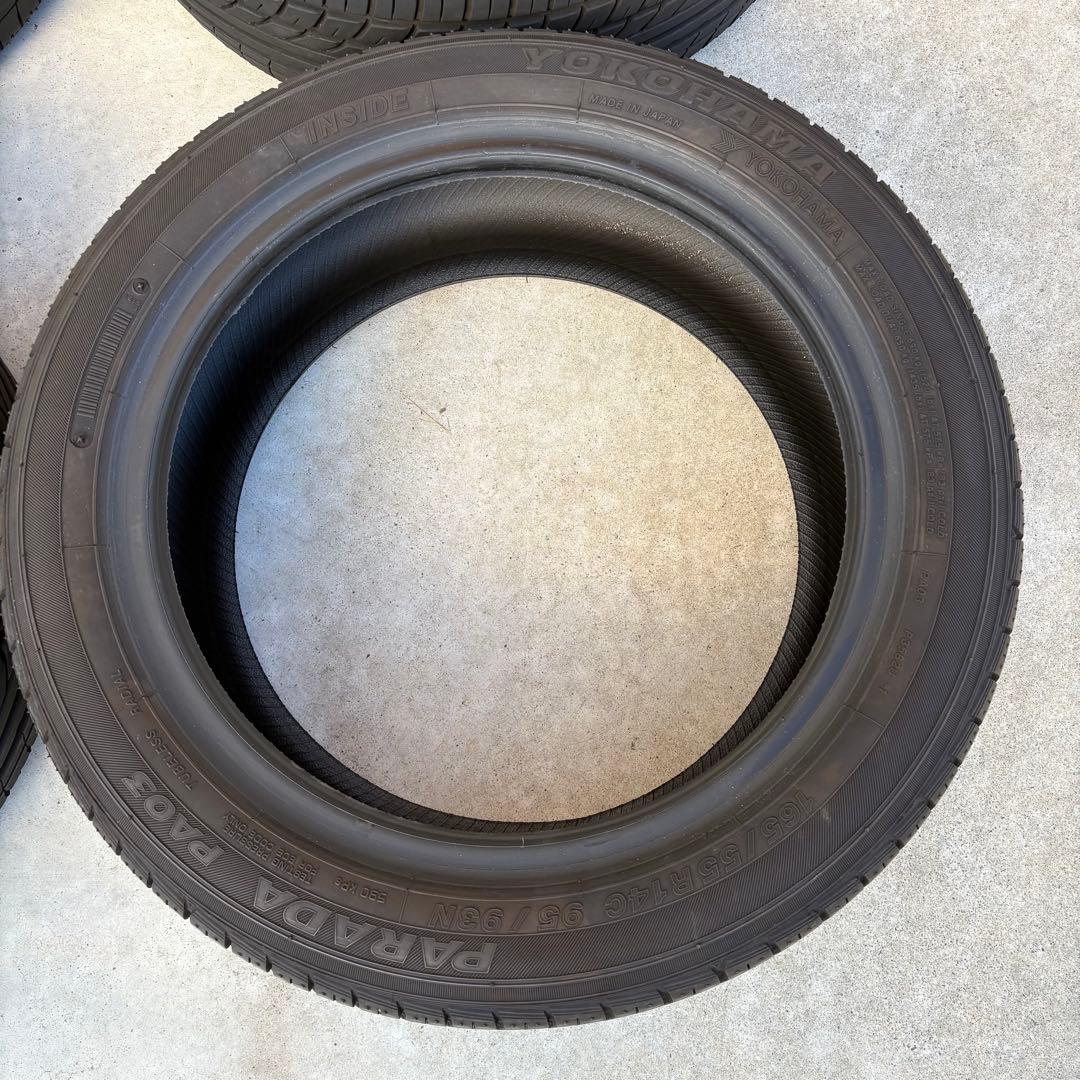 【2口発送用①】ヨコハマ パラダ PA03 165/55R14 2本