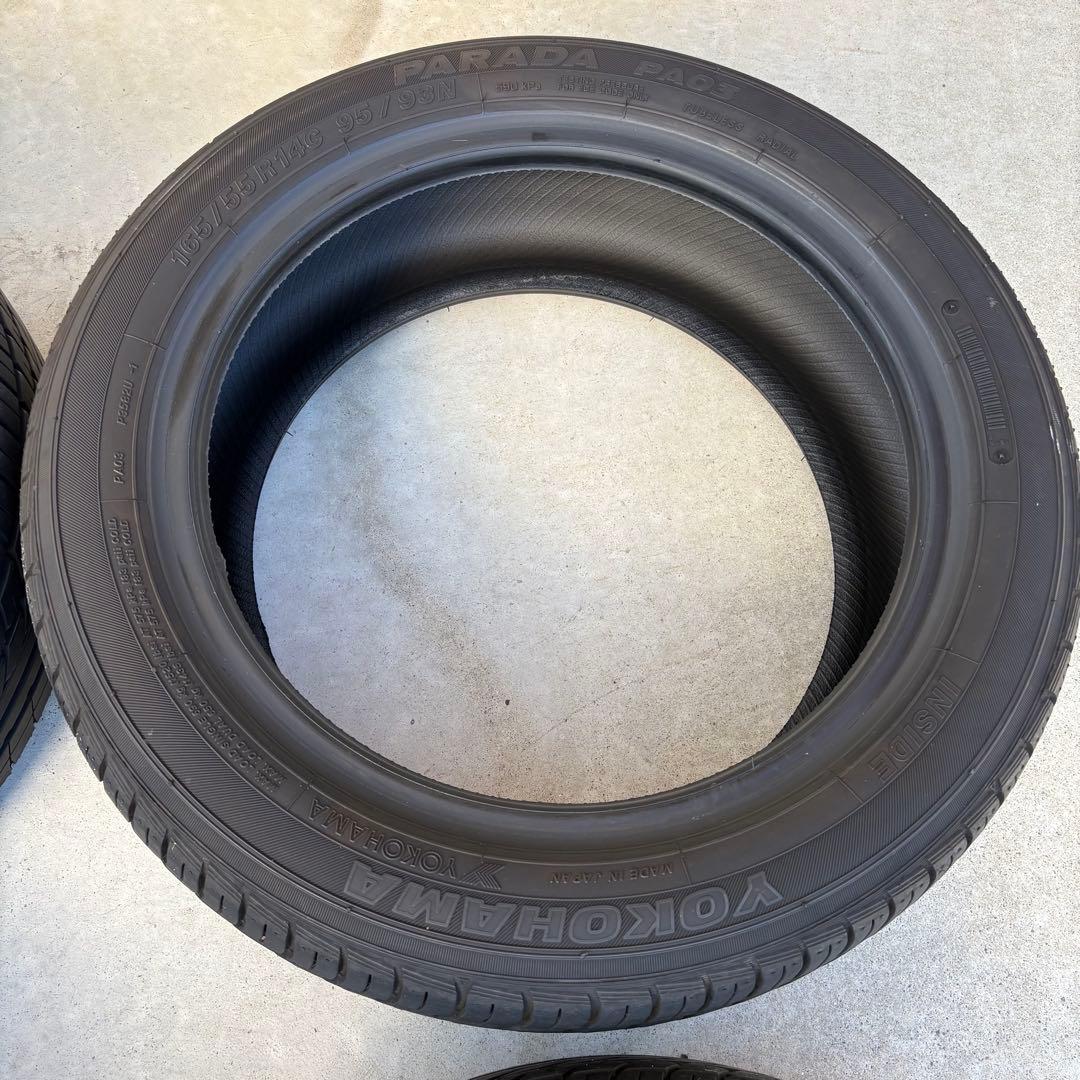 【2口発送用①】ヨコハマ パラダ PA03 165/55R14 2本