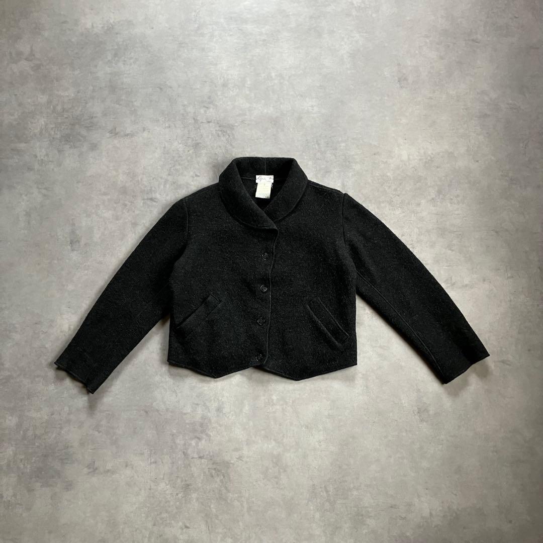 ジャケット・アウター 90s agnes b boiled wool felt jacket
