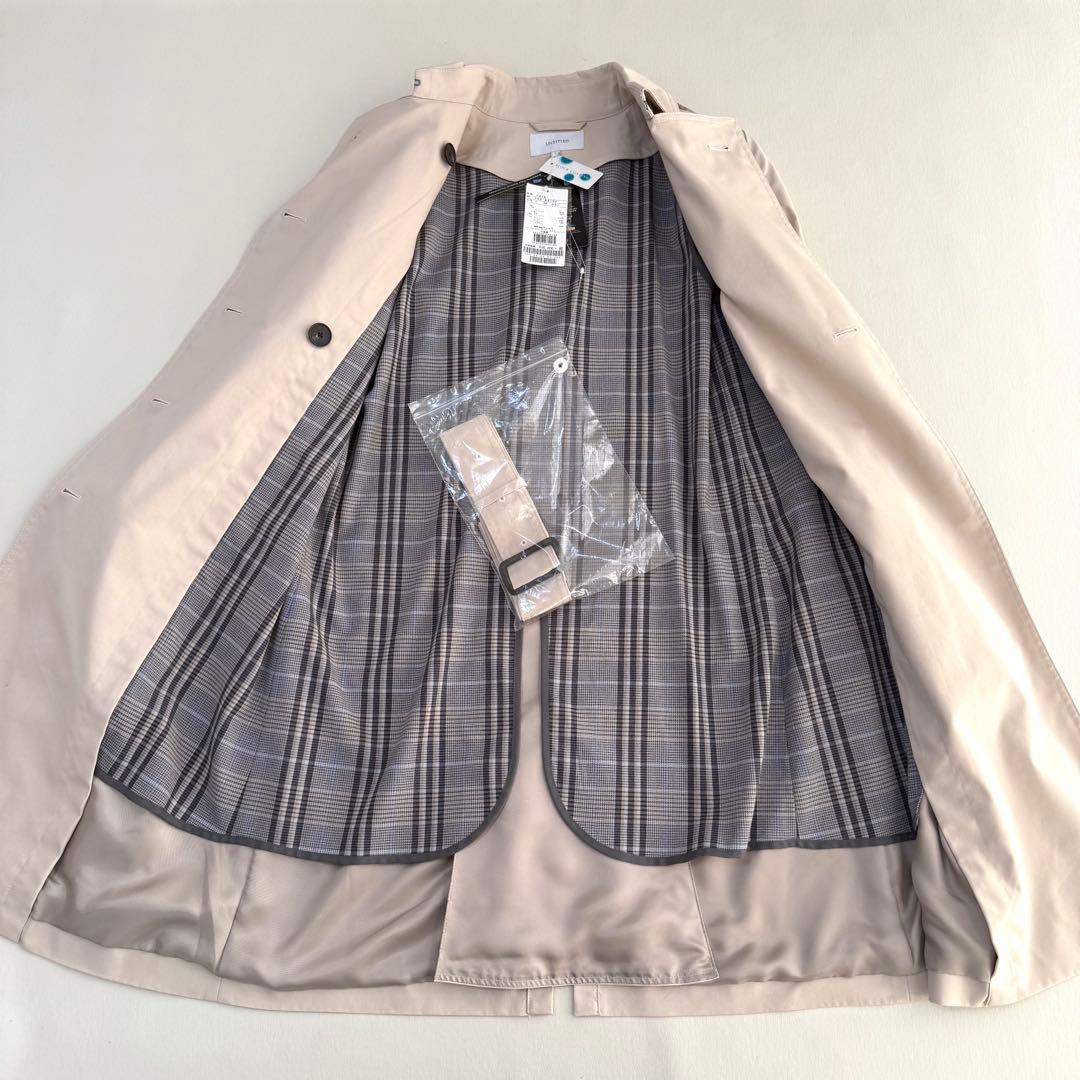 新品✨アンタイトル✨ライナー付きトレンチコート（S）ライトベージュ　ポリジン加工